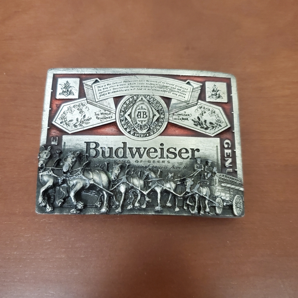 Budweiser Belt Buckle